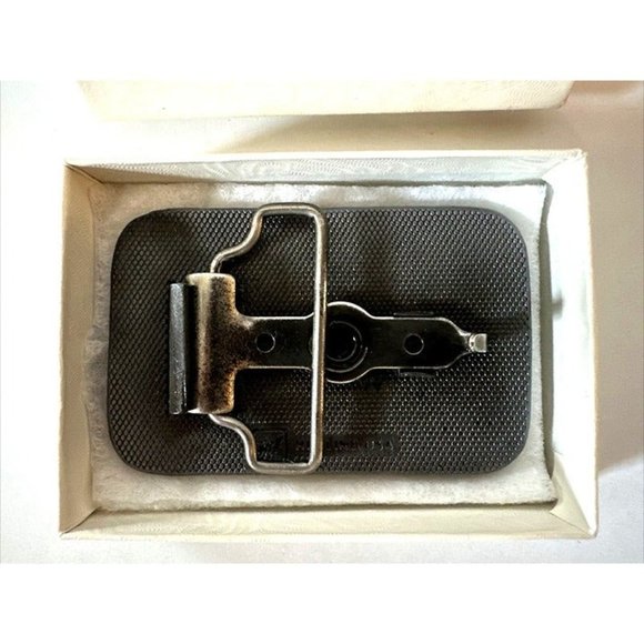 VINTAGE GEORGETOWN TEXAS STEEL BEAUMONT BELT BUCKLE 3"x2" HITLINE USA  BRAND NEW - Picture 3 of 4